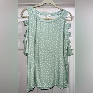 Ava James Cold Shoulder Blouse